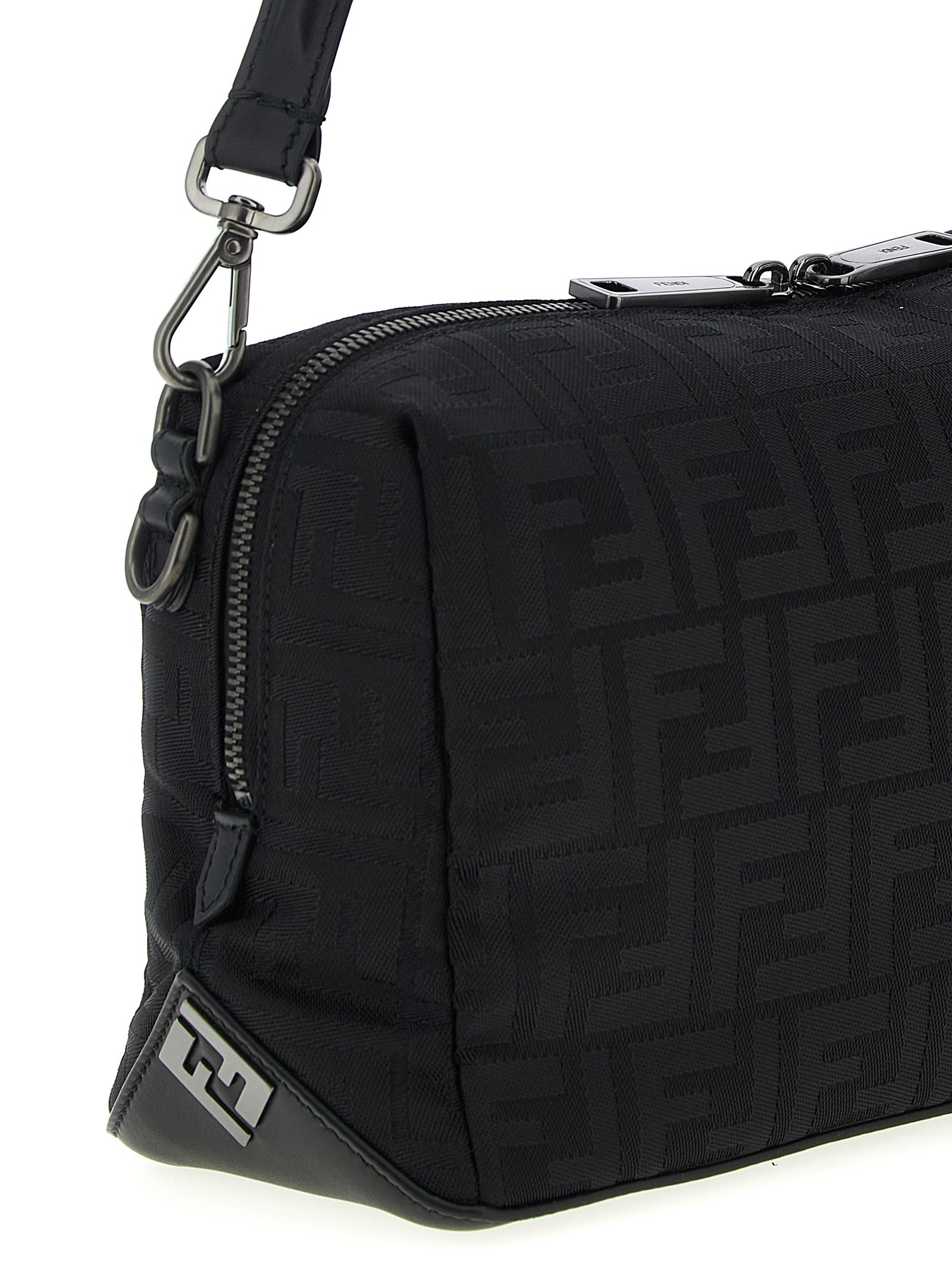 Fendi Black Polyamide Shoulder Bag Curated Luxury Accessories by Orvyn