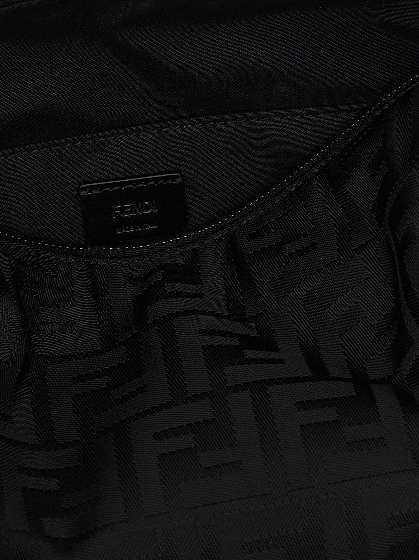 Fendi Black Polyamide Shoulder Bag Curated Luxury Accessories by Orvyn