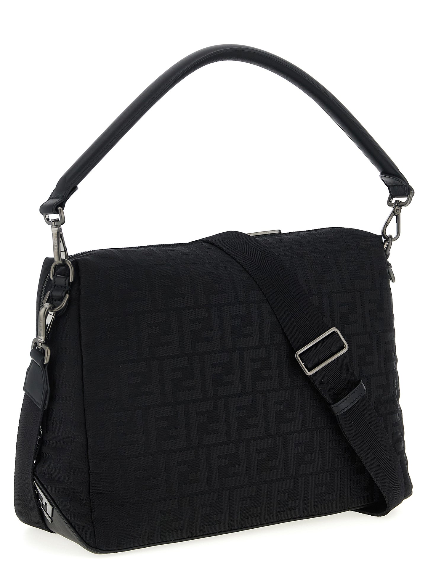 Fendi Black Polyamide Shoulder Bag Curated Luxury Accessories by Orvyn