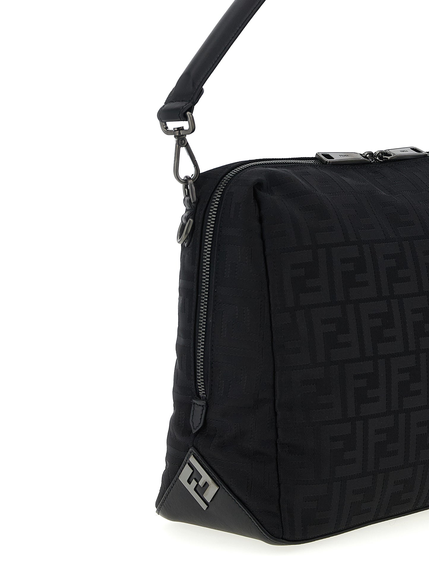 Fendi Black Polyamide Shoulder Bag Curated Luxury Accessories by Orvyn