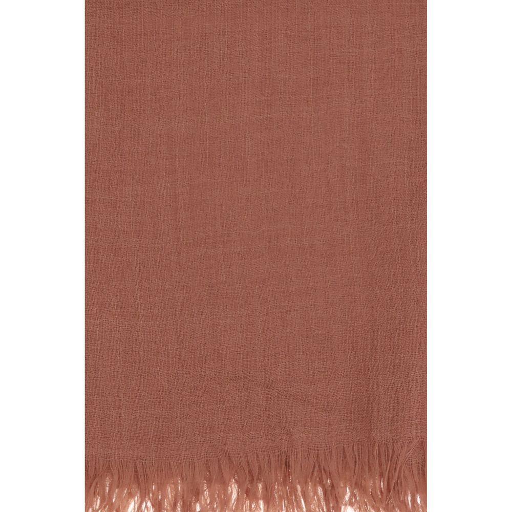 Brunello Cucinelli Orange Cashmere Foulard Curated Luxury Accessories by Orvyn