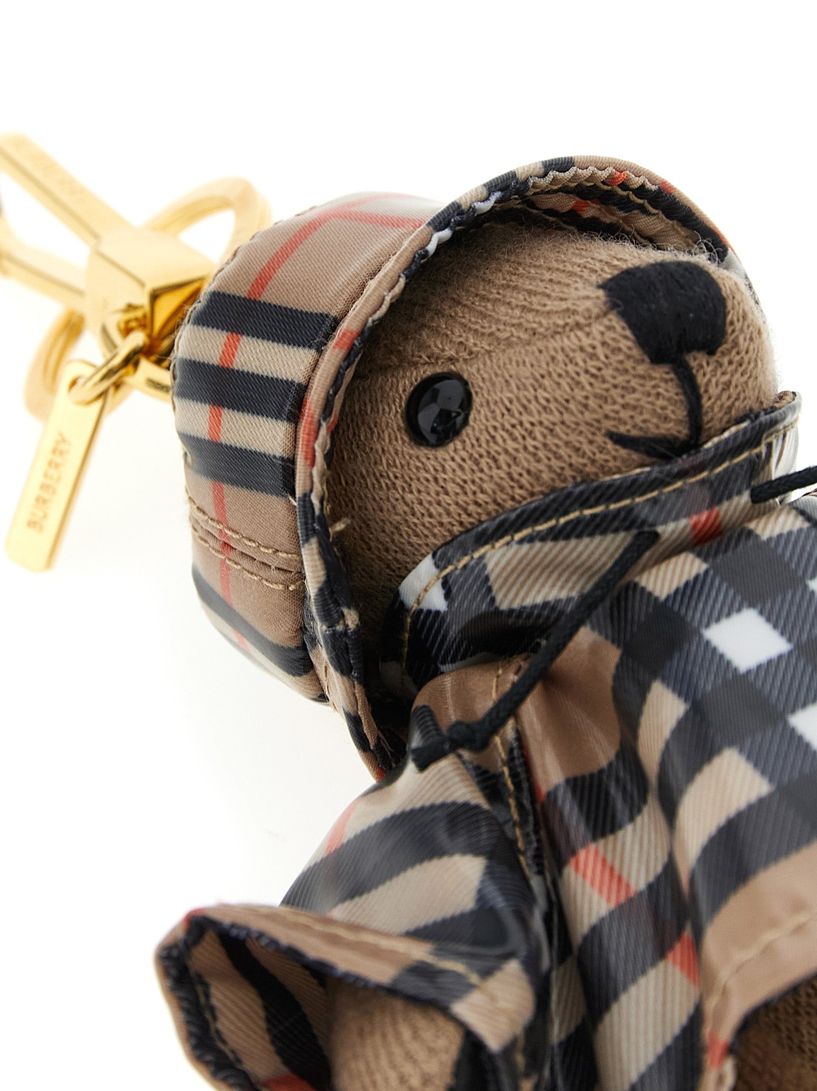 Burberry Multicolor Wool Keychain Curated Luxury Accessories by Orvyn