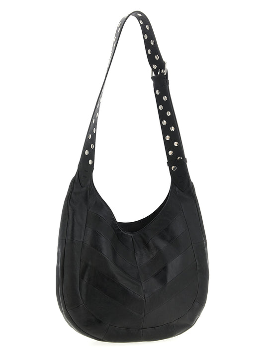 Valentino Garavani Black Lamb Leather Shoulder Bag Curated Luxury Accessories by Orvyn