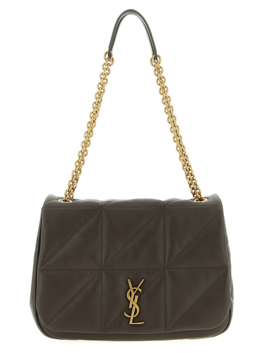 Saint Laurent Bicolor Lamb Leather Shoulder Bag Curated Luxury Accessories by Orvyn