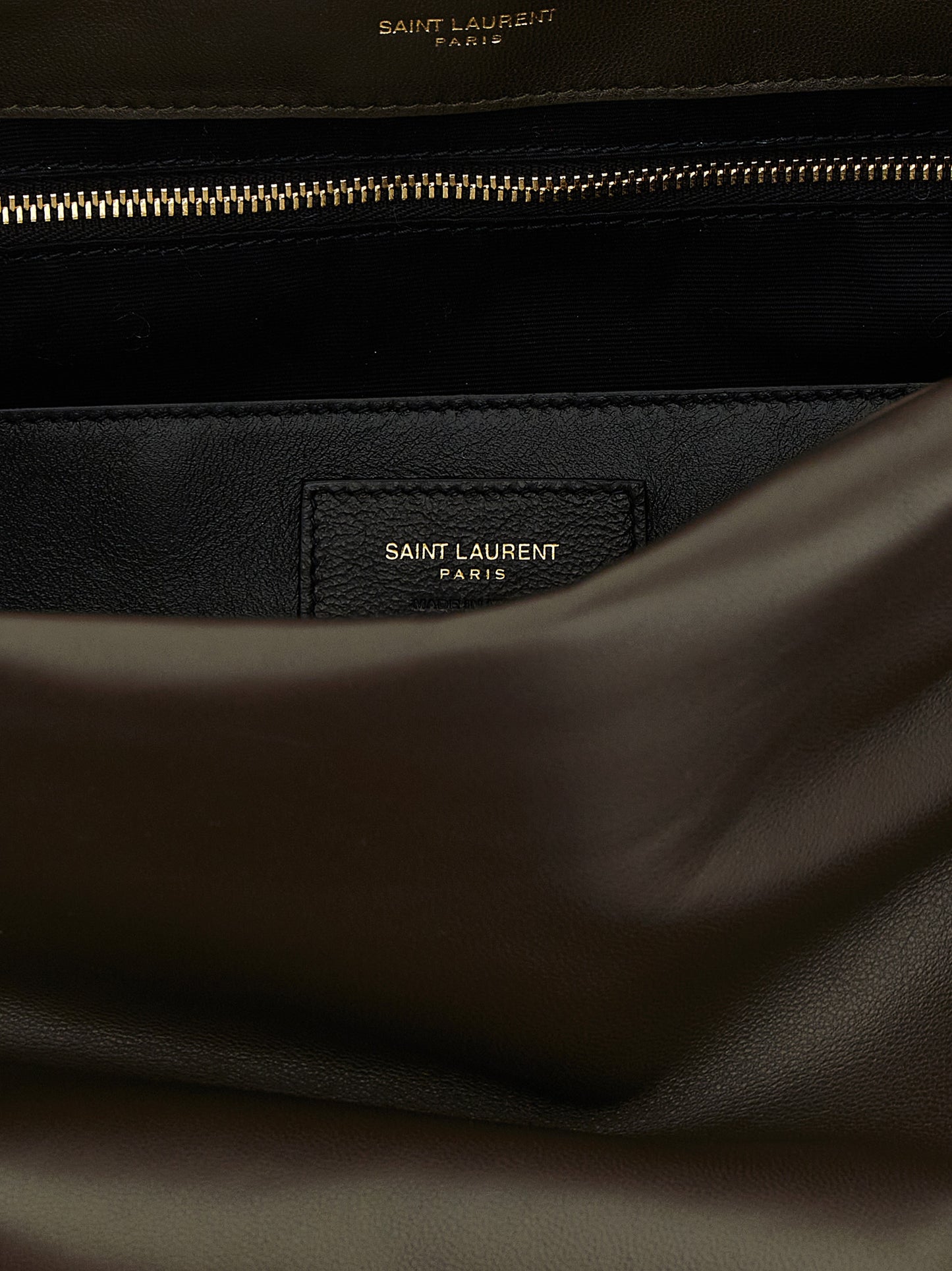 Saint Laurent Bicolor Lamb Leather Shoulder Bag Curated Luxury Accessories by Orvyn