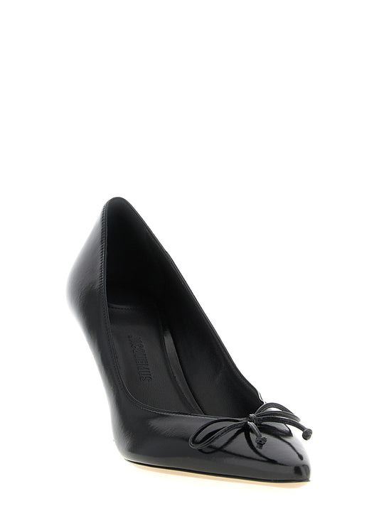 Jacquemus Black Cowhide High Heel Pumps Curated Luxury Accessories by Orvyn