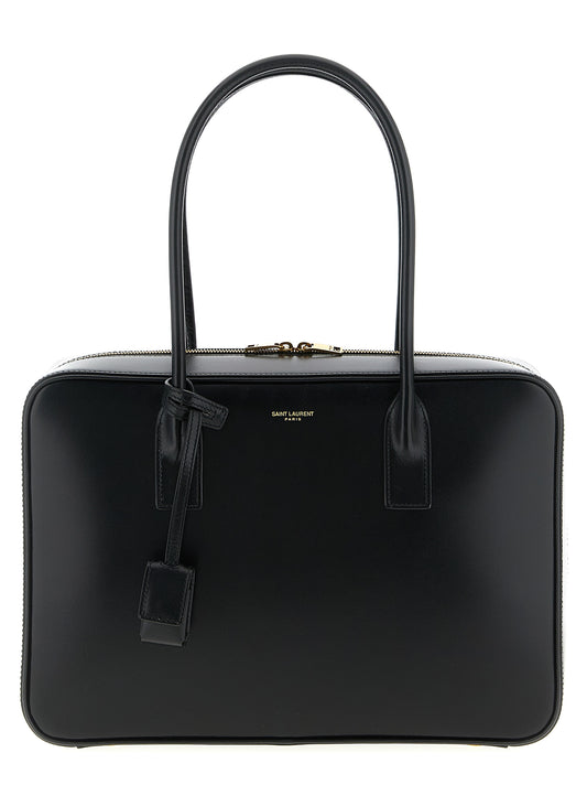Saint Laurent Black Calfskin Shoulder Bag Curated Luxury Accessories by Orvyn