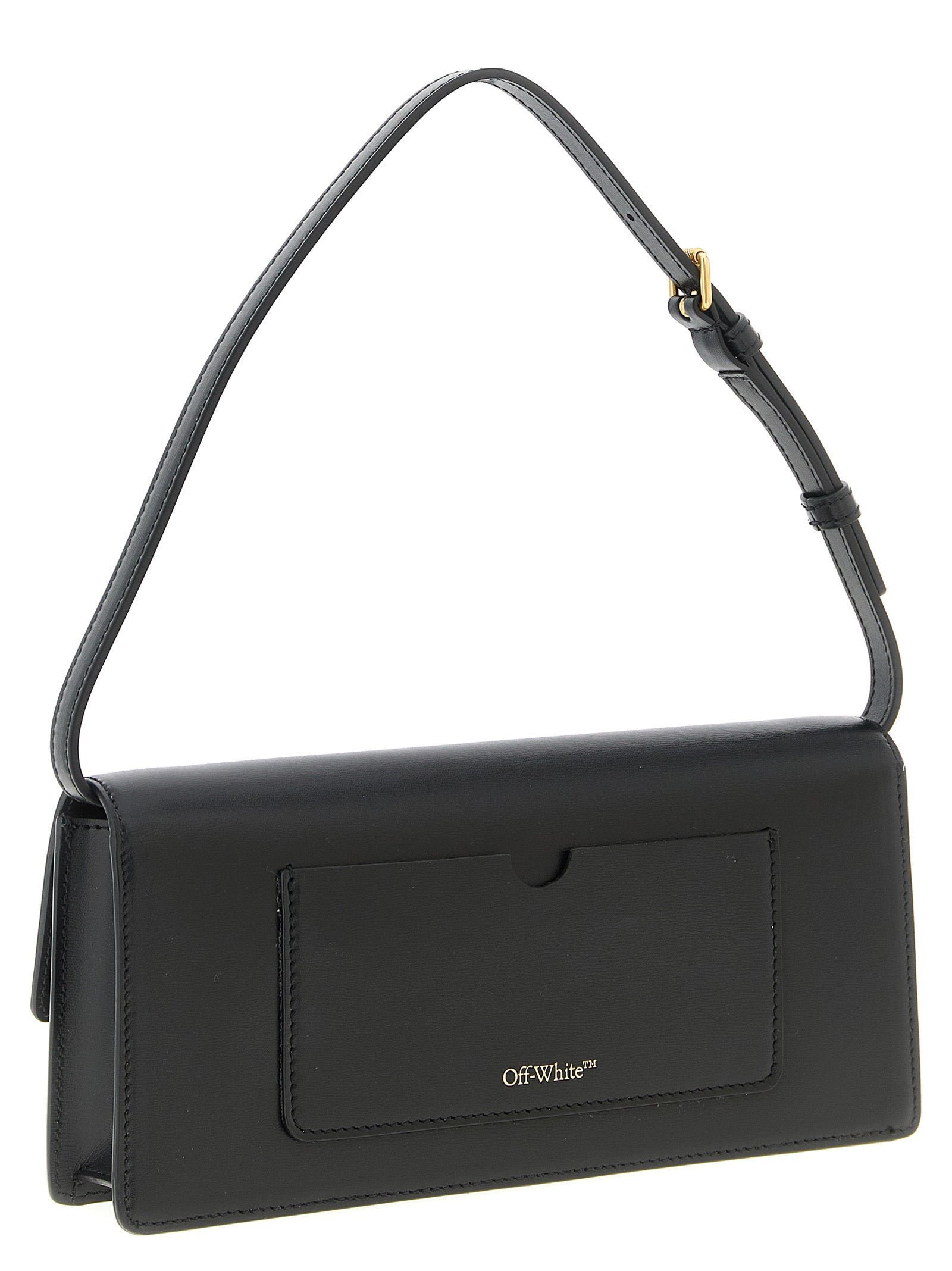 Off-White Black Polyester Shoulder Bag Curated Luxury Accessories by Orvyn