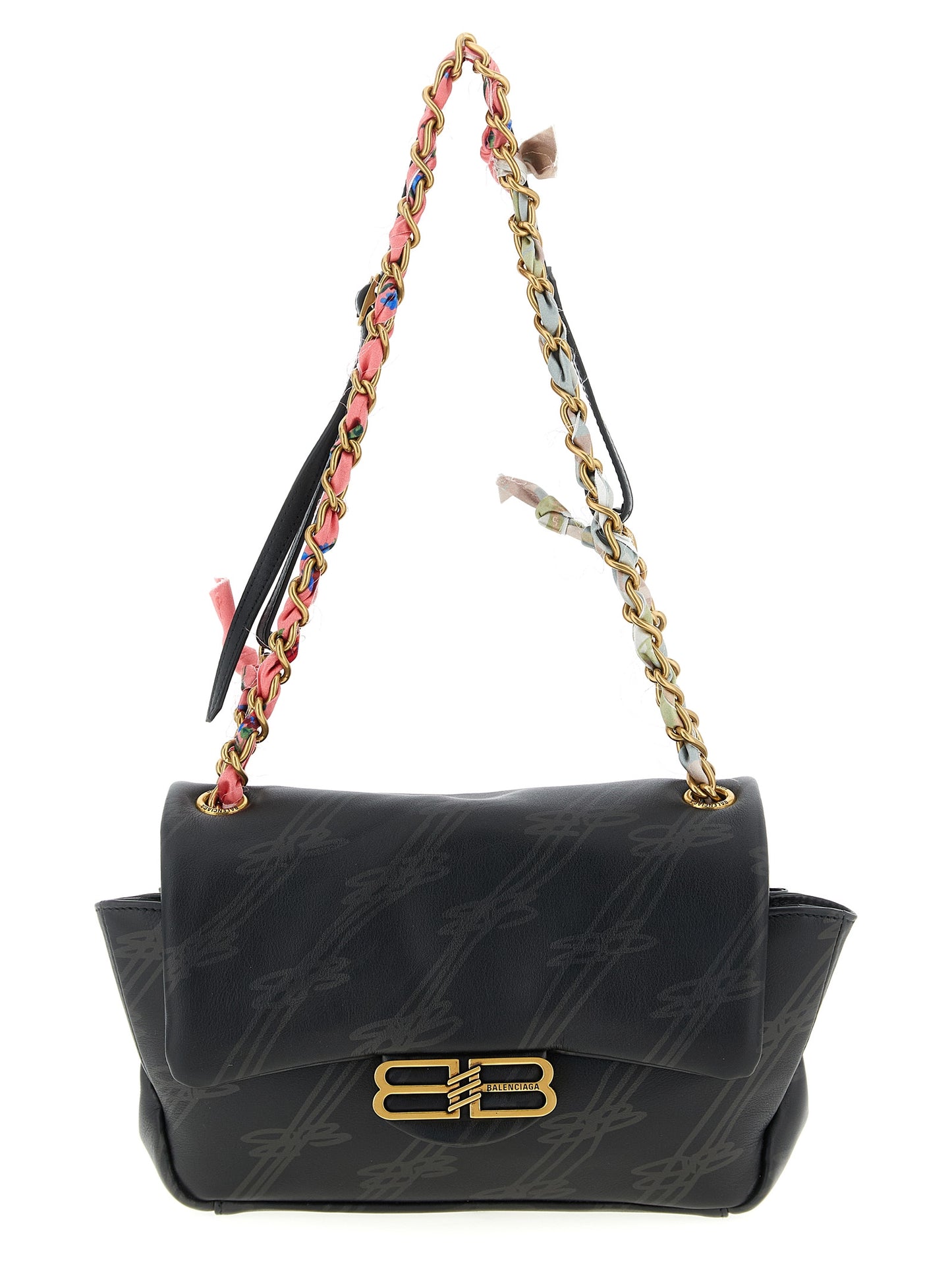 Balenciaga Black Leather Shoulder Bag Curated Luxury Accessories by Orvyn