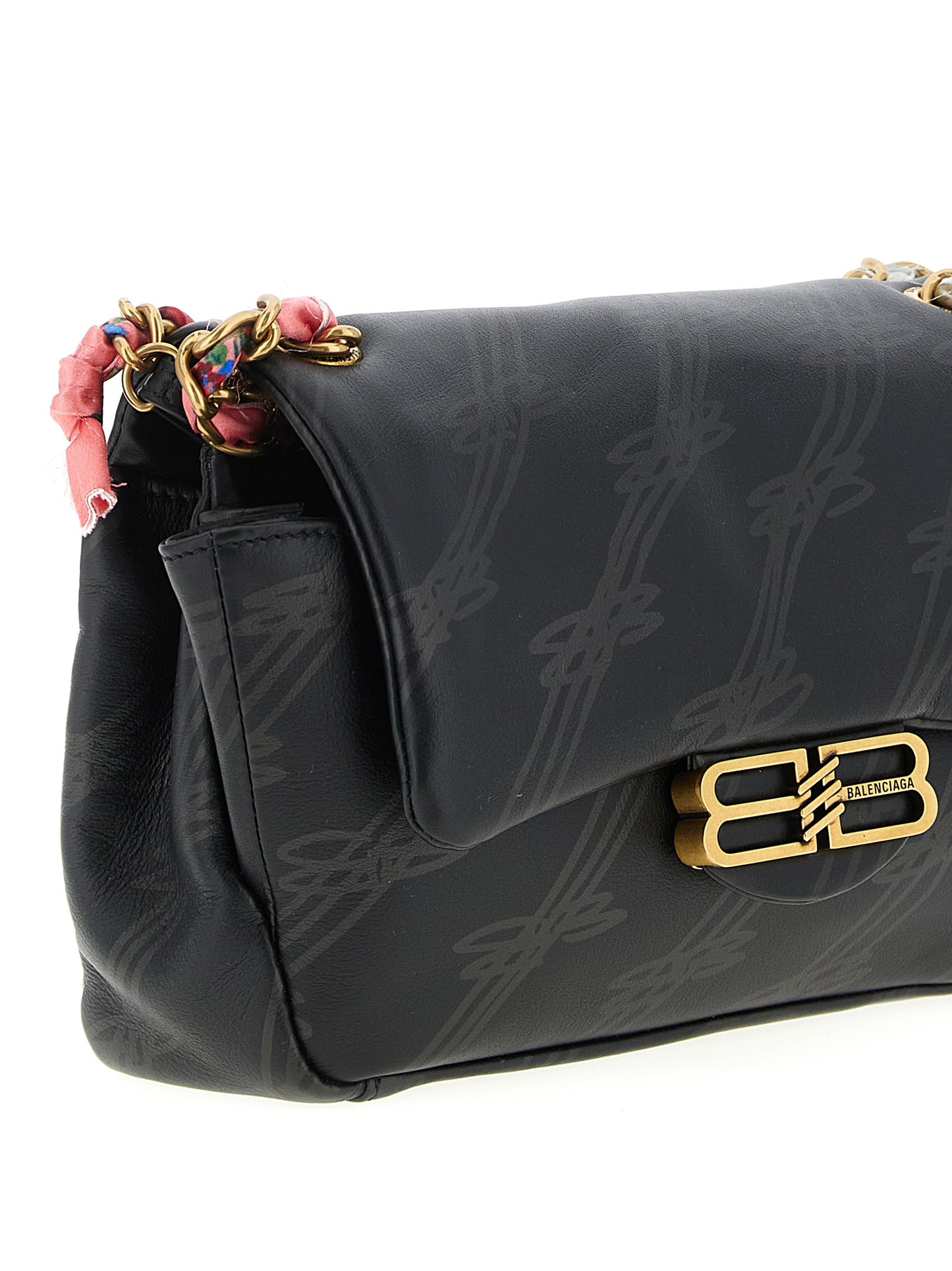 Balenciaga Black Leather Shoulder Bag Curated Luxury Accessories by Orvyn