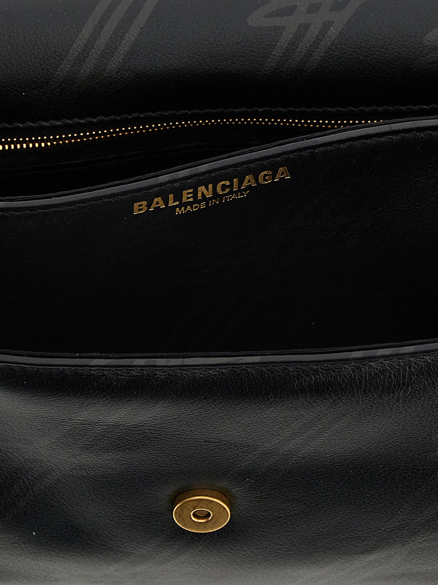 Balenciaga Black Leather Shoulder Bag Curated Luxury Accessories by Orvyn