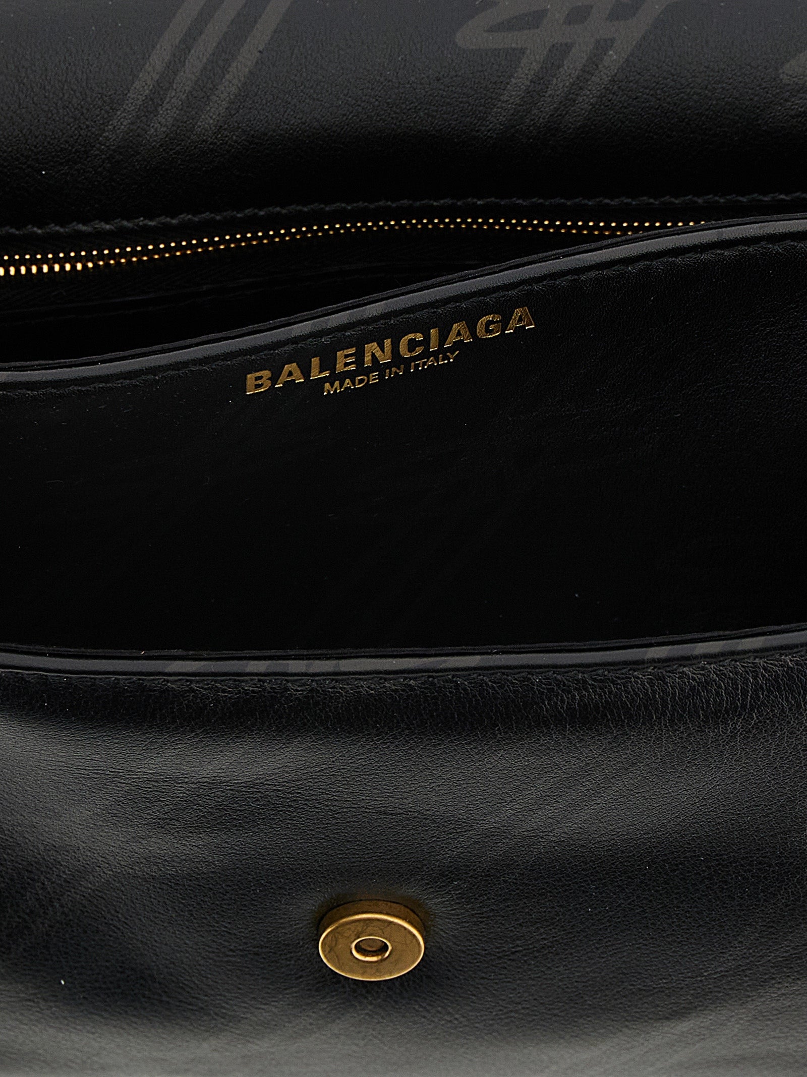 Balenciaga Black Leather Shoulder Bag Curated Luxury Accessories by Orvyn