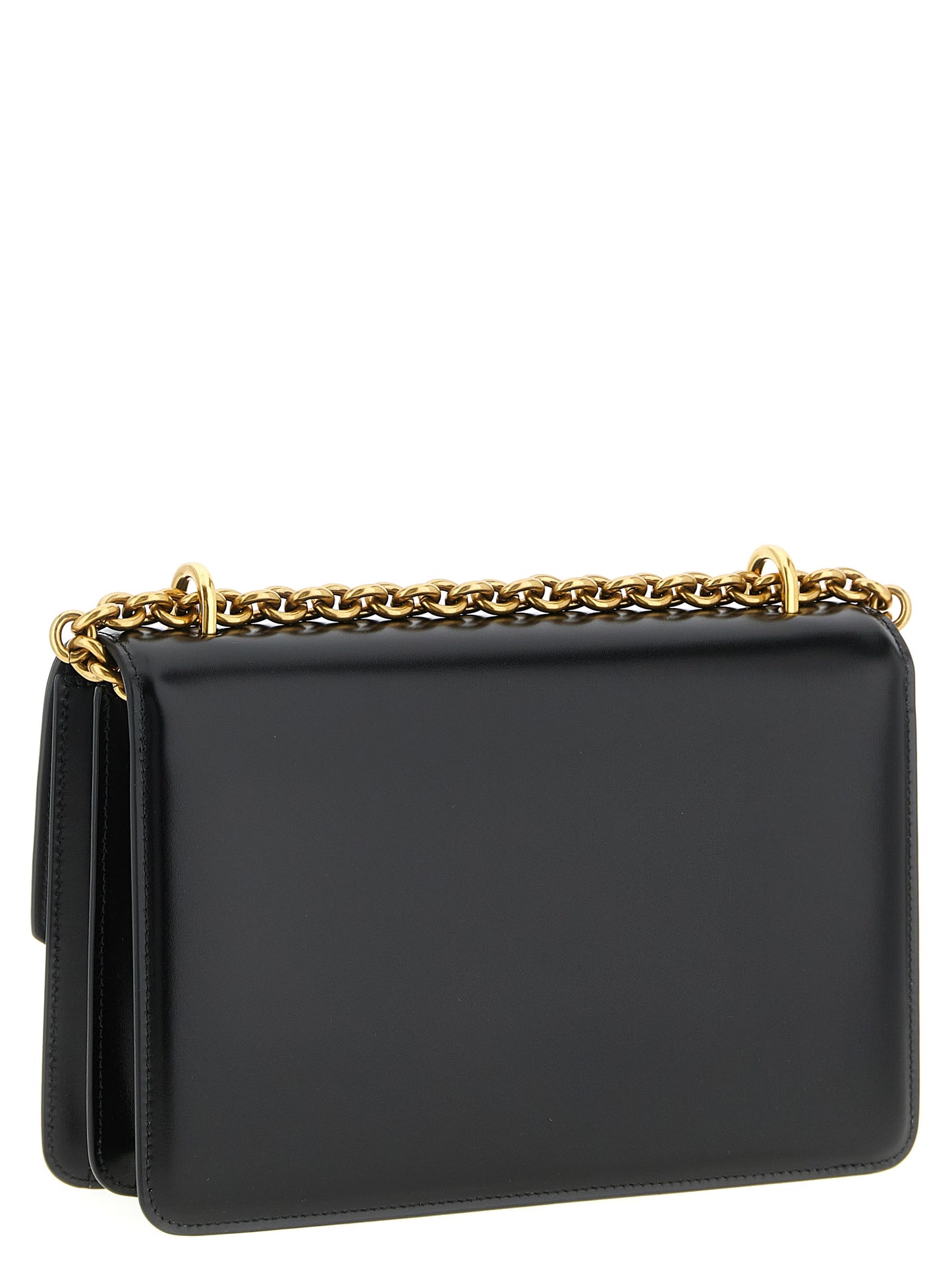 Valentino Garavani Black Calfskin Shoulder Bag Curated Luxury Accessories by Orvyn