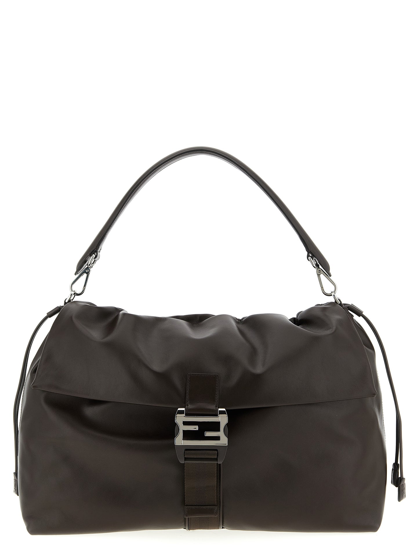 Fendi Brown Calfskin Handbag Curated Luxury Accessories by Orvyn
