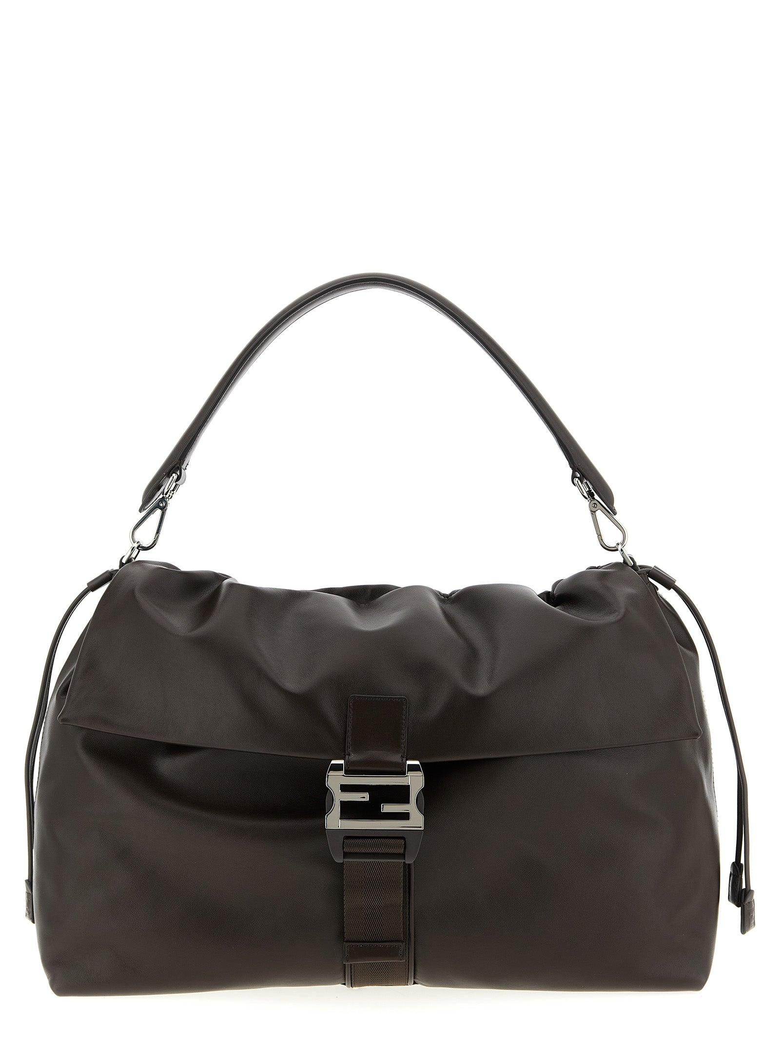 Fendi Brown Calfskin Handbag Curated Luxury Accessories by Orvyn