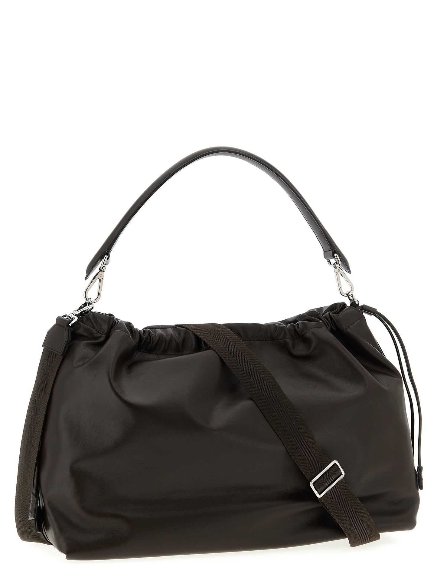 Fendi Brown Calfskin Handbag Curated Luxury Accessories by Orvyn