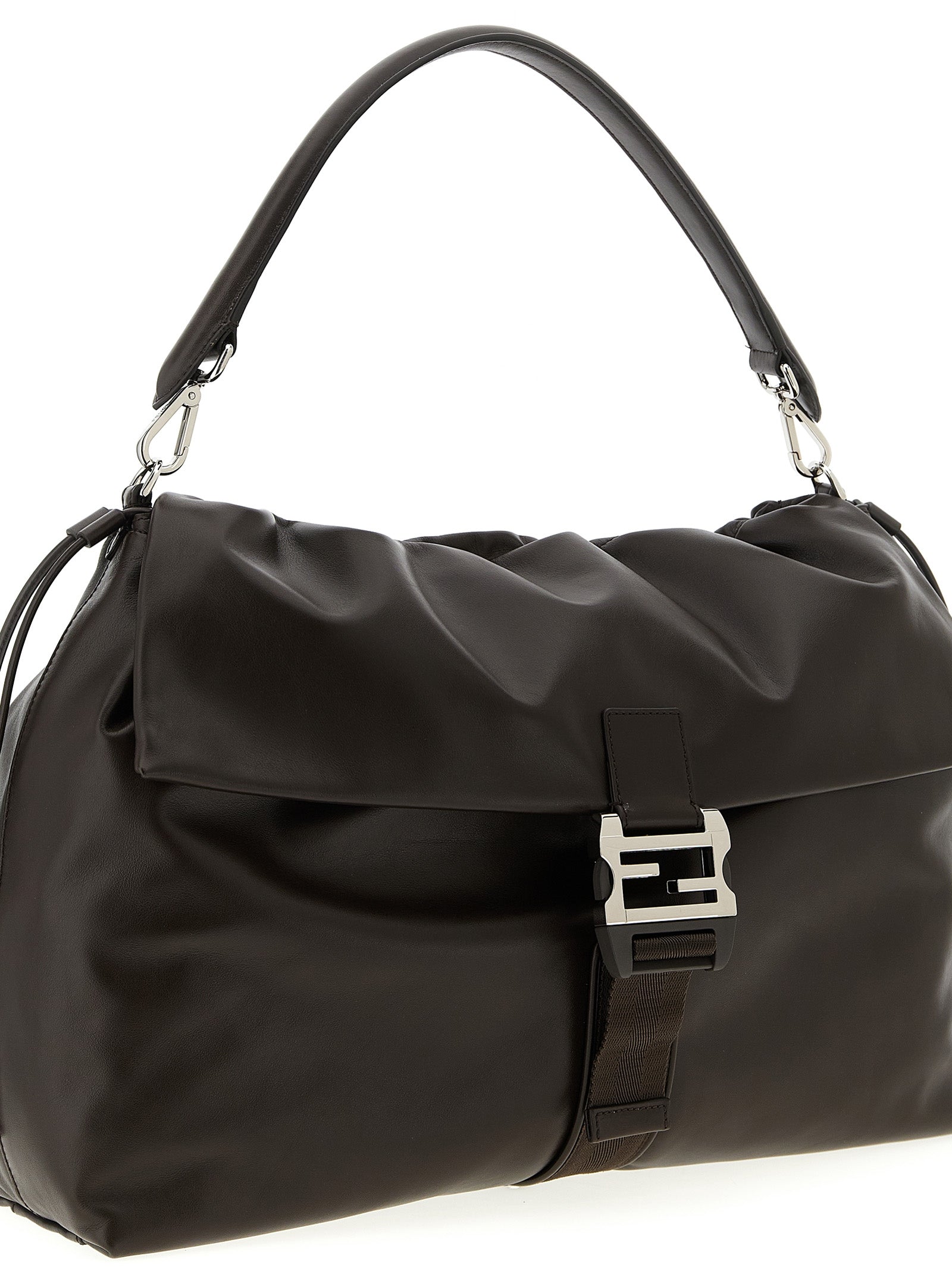 Fendi Brown Calfskin Handbag Curated Luxury Accessories by Orvyn