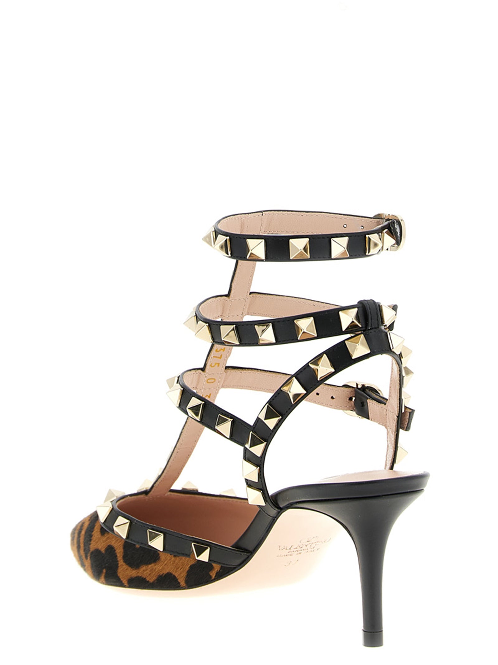 Valentino Garavani Multicolor Calfskin Mid Heel Pumps Curated Luxury Accessories by Orvyn