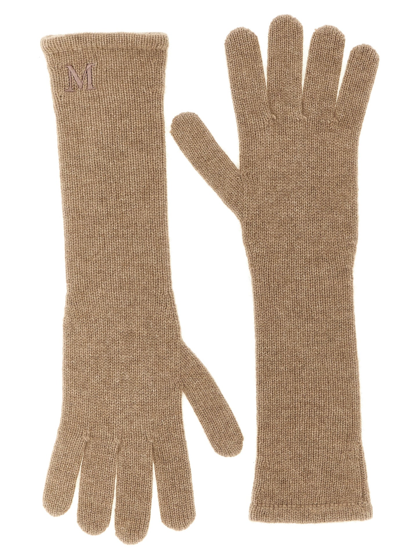 Max Mara Beige Cashmere Gloves Curated Luxury Accessories by Orvyn