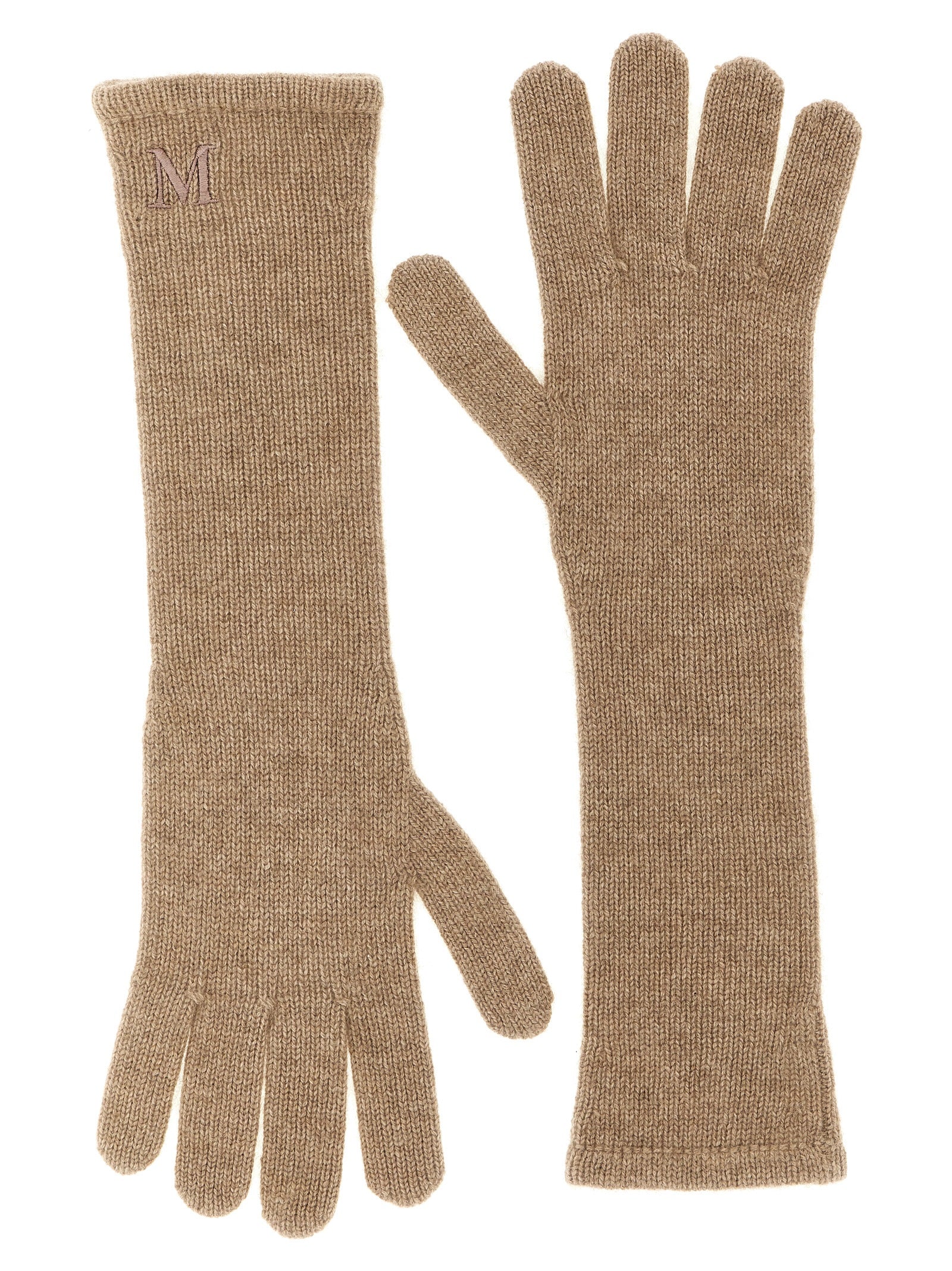 Max Mara Beige Cashmere Gloves Curated Luxury Accessories by Orvyn