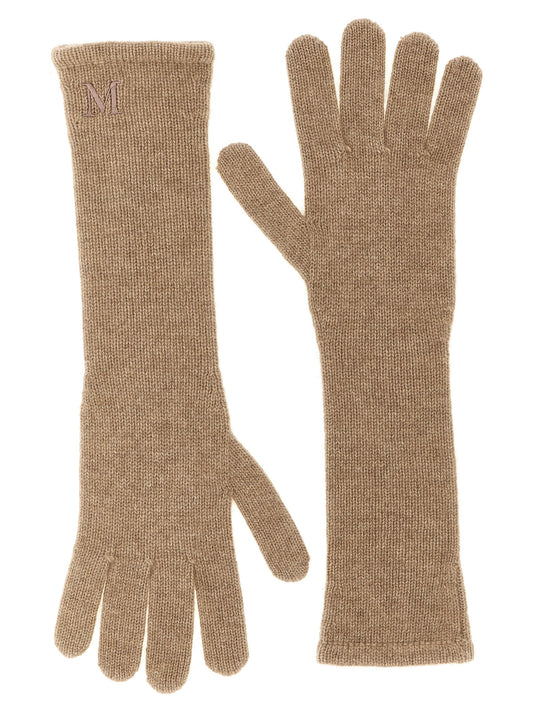 Max Mara Beige Cashmere Gloves Curated Luxury Accessories by Orvyn