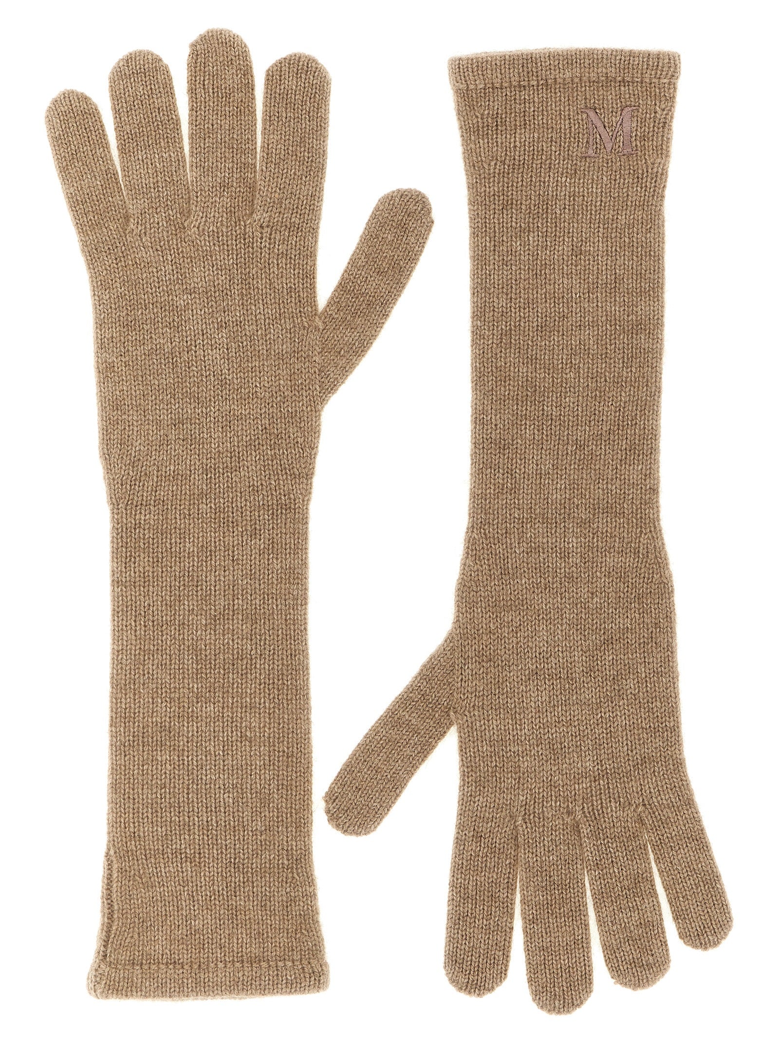 Max Mara Beige Cashmere Gloves Curated Luxury Accessories by Orvyn