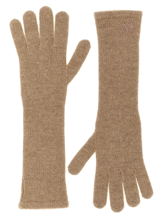 Max Mara Beige Cashmere Gloves Curated Luxury Accessories by Orvyn