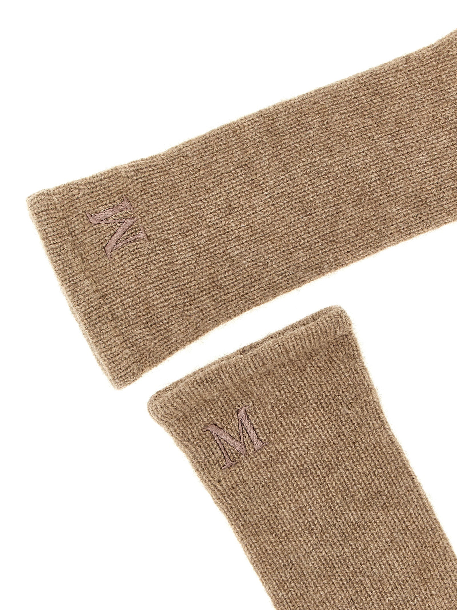 Max Mara Beige Cashmere Gloves Curated Luxury Accessories by Orvyn