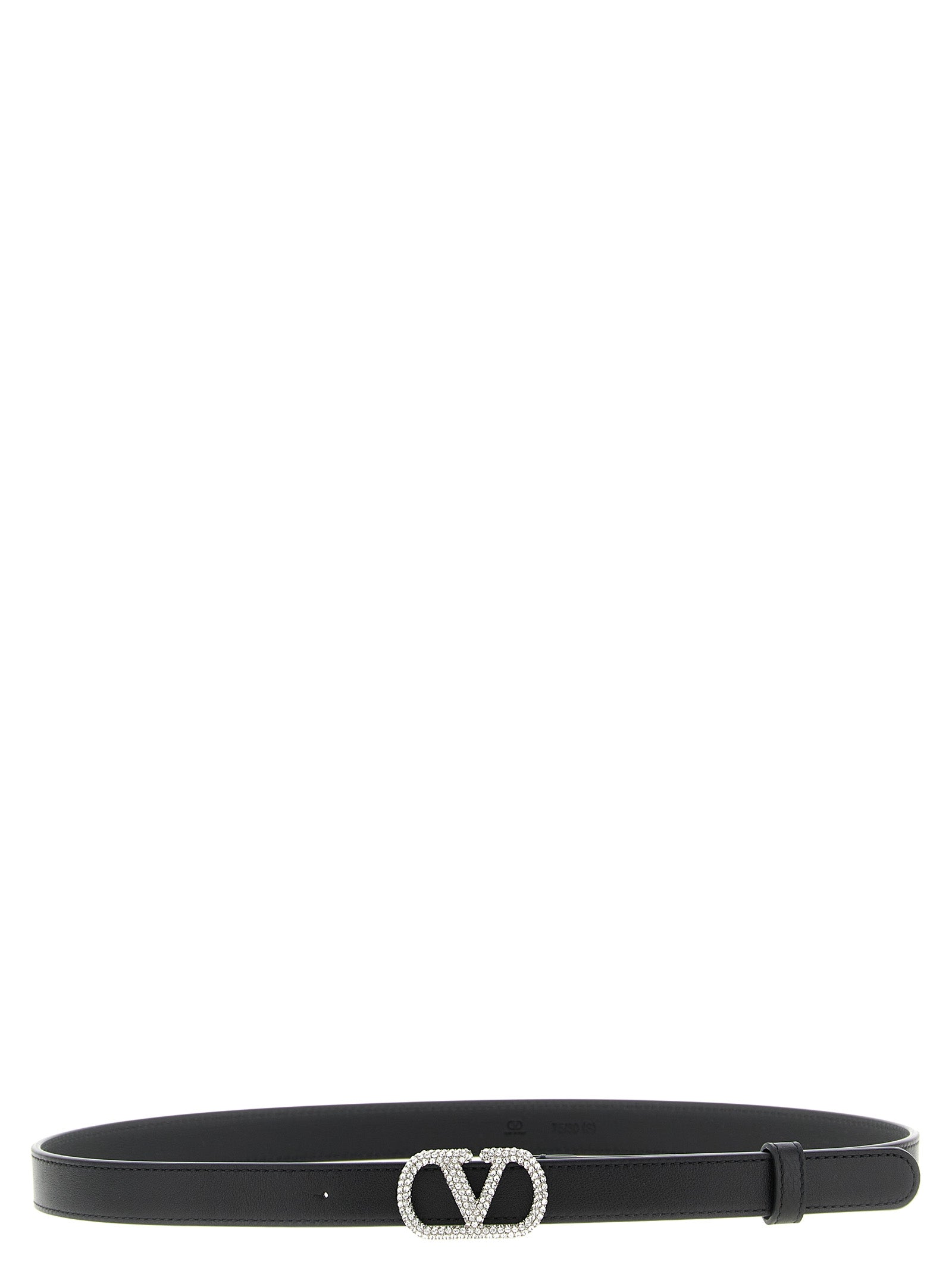 Valentino Garavani Black Calfskin Regular Belt Curated Luxury Accessories by Orvyn