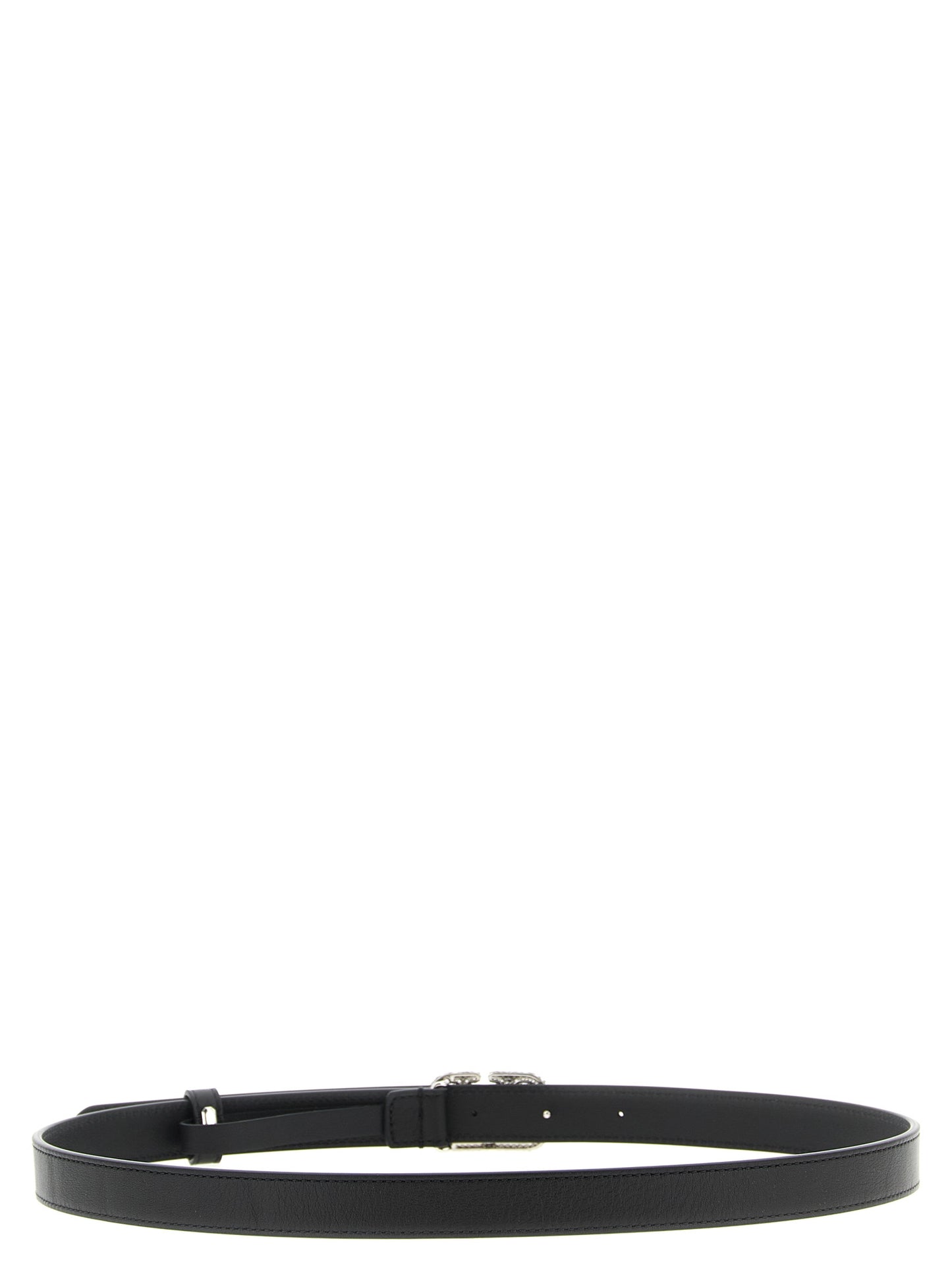 Valentino Garavani Black Calfskin Regular Belt Curated Luxury Accessories by Orvyn