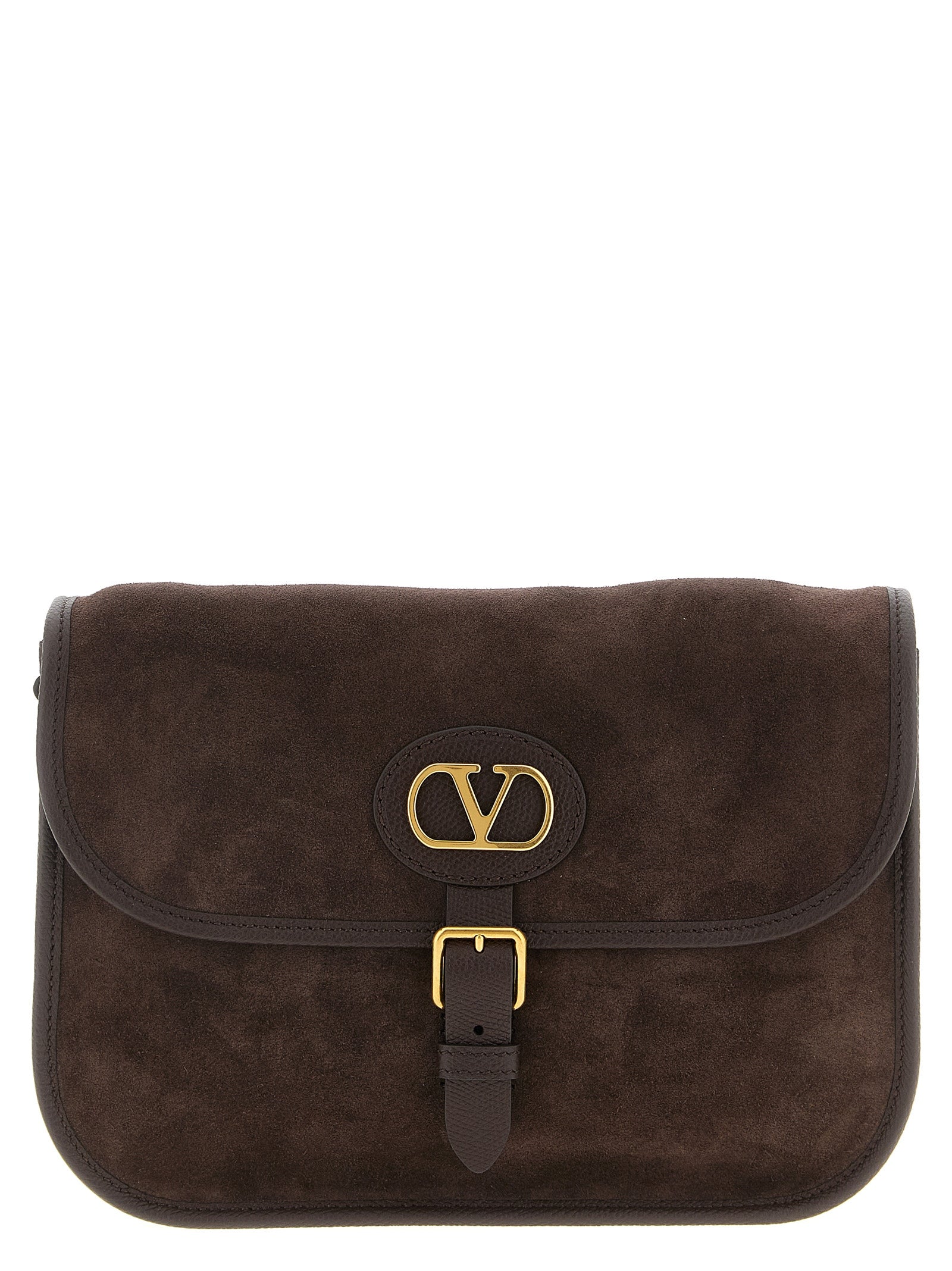 Valentino Garavani Brown Cowhide Crossbody Bag Curated Luxury Accessories by Orvyn