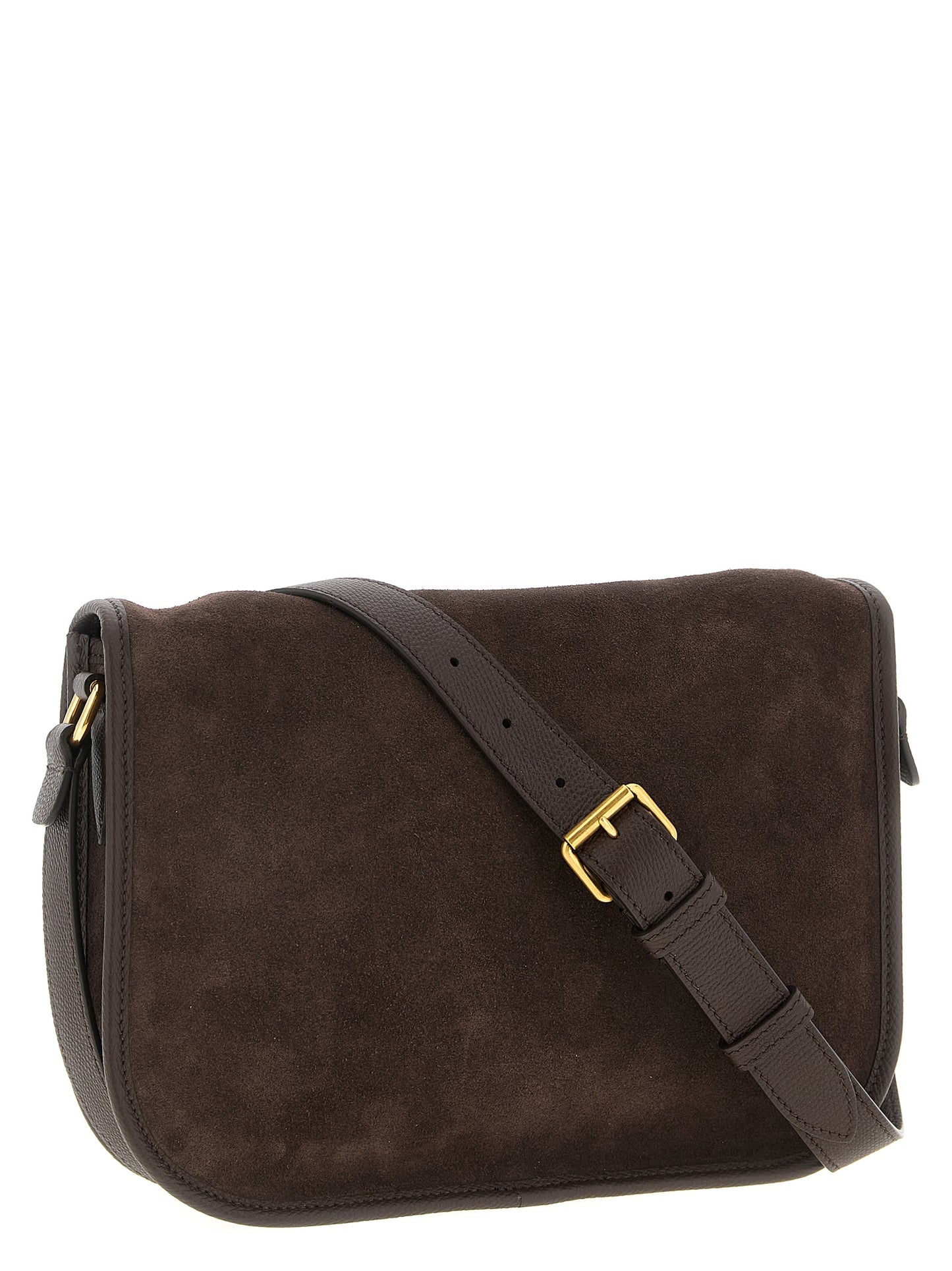Valentino Garavani Brown Cowhide Crossbody Bag Curated Luxury Accessories by Orvyn
