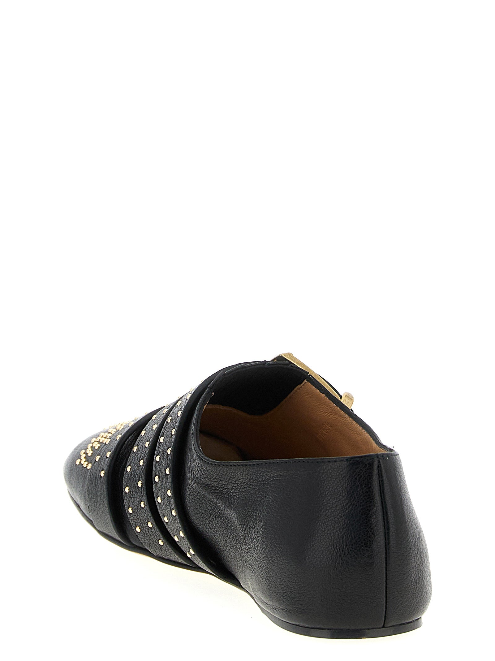 Chloé Black Lamb Leather Ballet Flats Curated Luxury Accessories by Orvyn