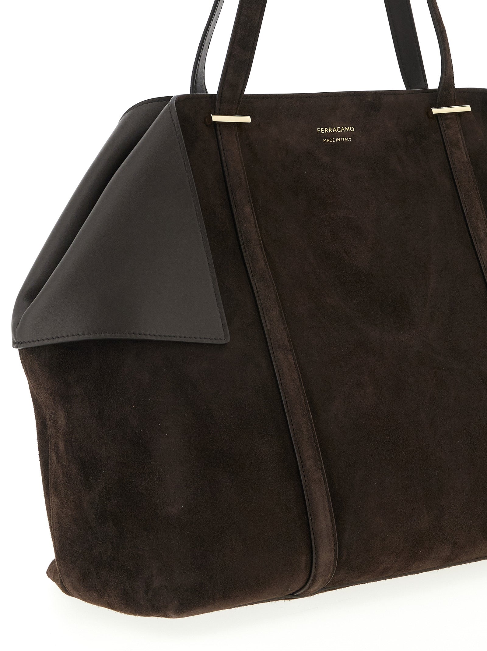 Ferragamo Brown Shoulder Bag Curated Luxury Accessories by Orvyn