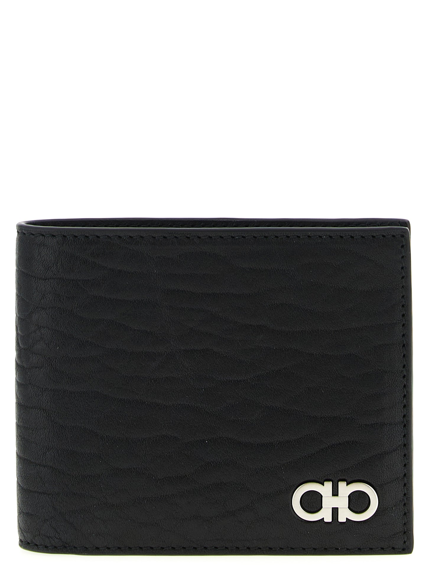 Ferragamo Black Calfskin Wallet Curated Luxury Accessories by Orvyn