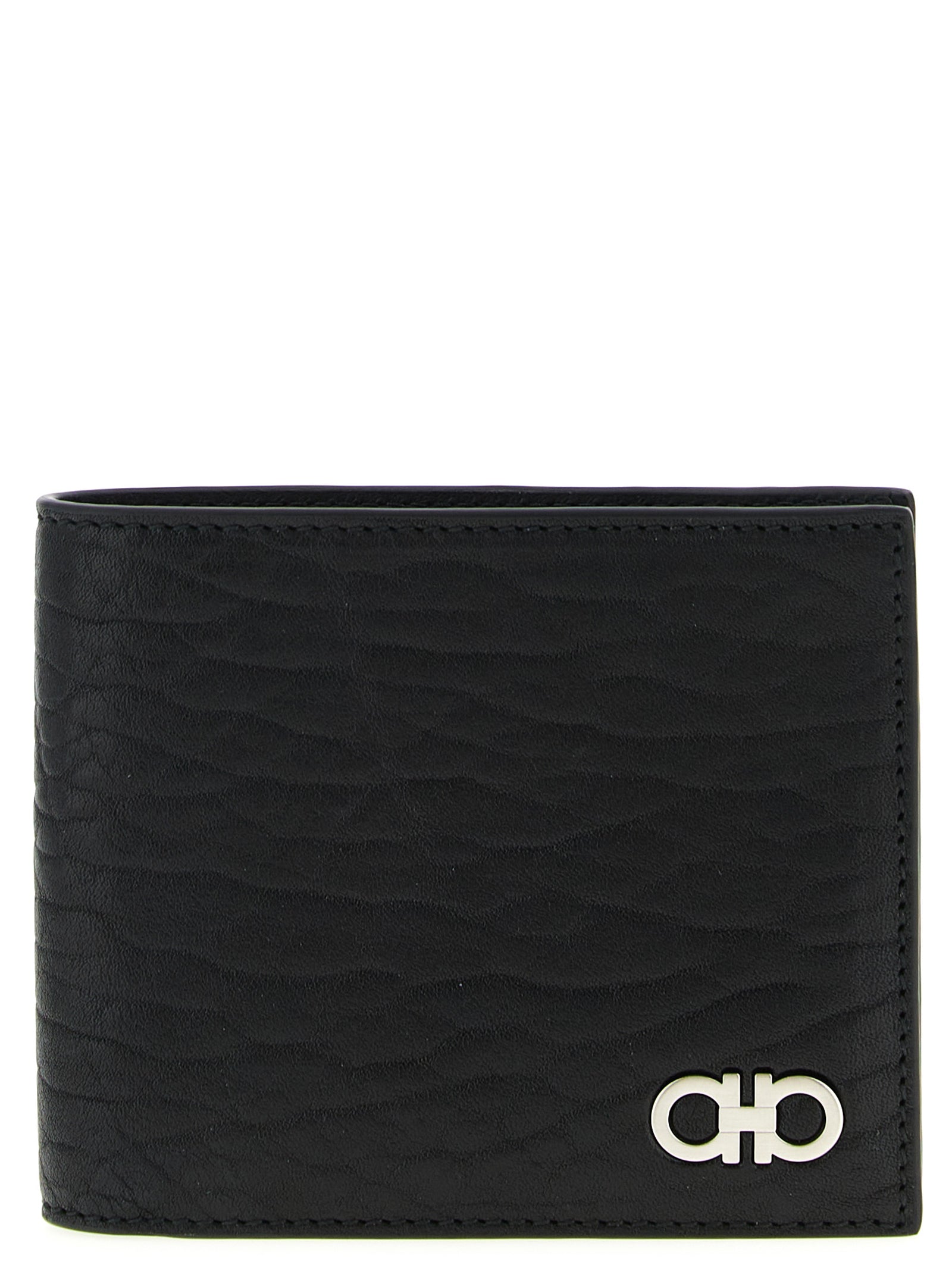 Ferragamo Black Calfskin Wallet Curated Luxury Accessories by Orvyn