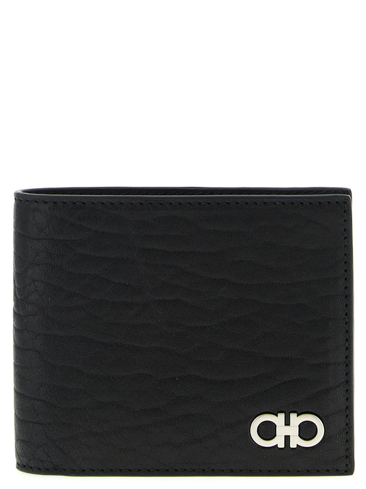Ferragamo Black Calfskin Wallet Curated Luxury Accessories by Orvyn
