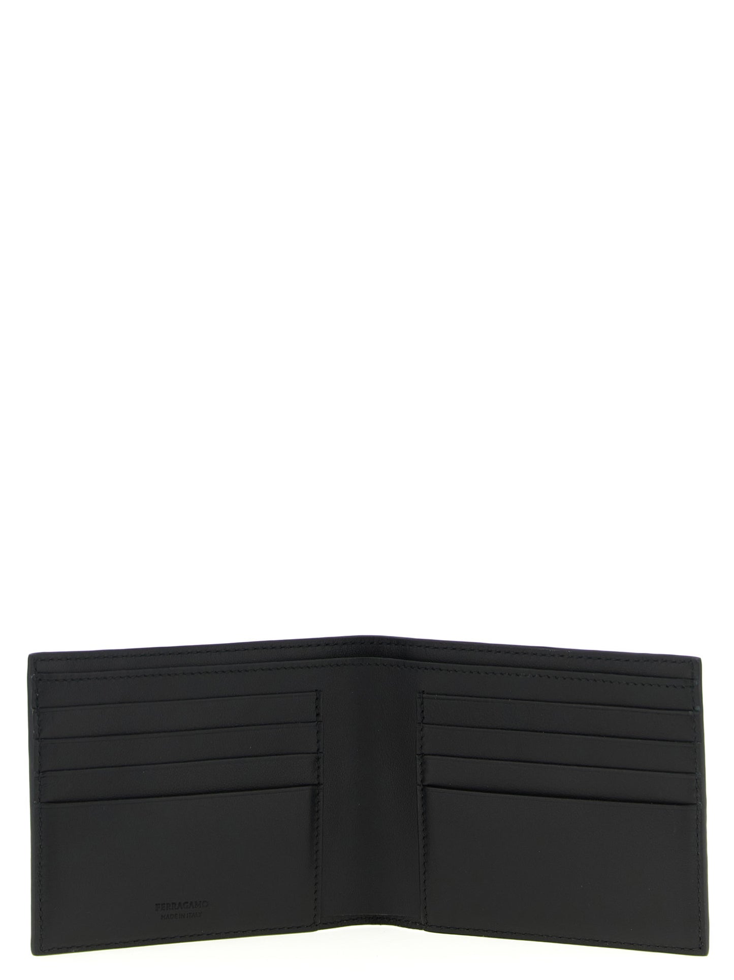 Ferragamo Black Calfskin Wallet Curated Luxury Accessories by Orvyn