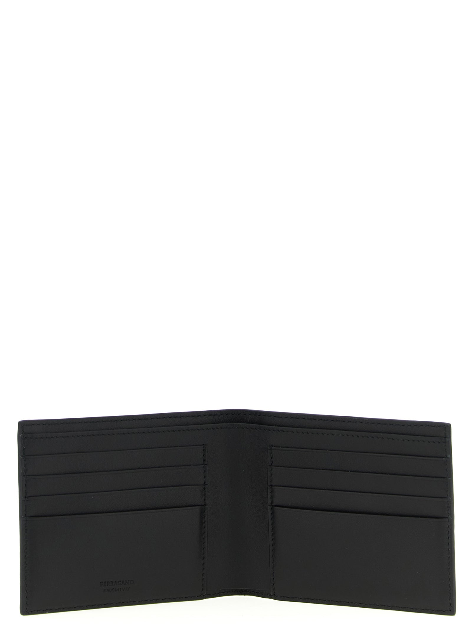 Ferragamo Black Calfskin Wallet Curated Luxury Accessories by Orvyn