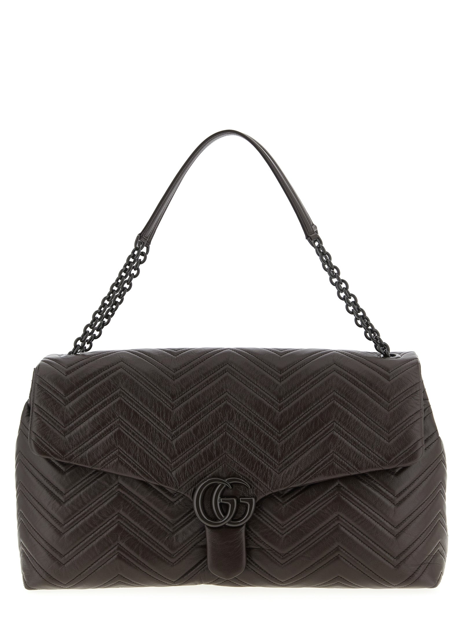 Gucci Brown Calfskin Shoulder Bag Curated Luxury Accessories by Orvyn