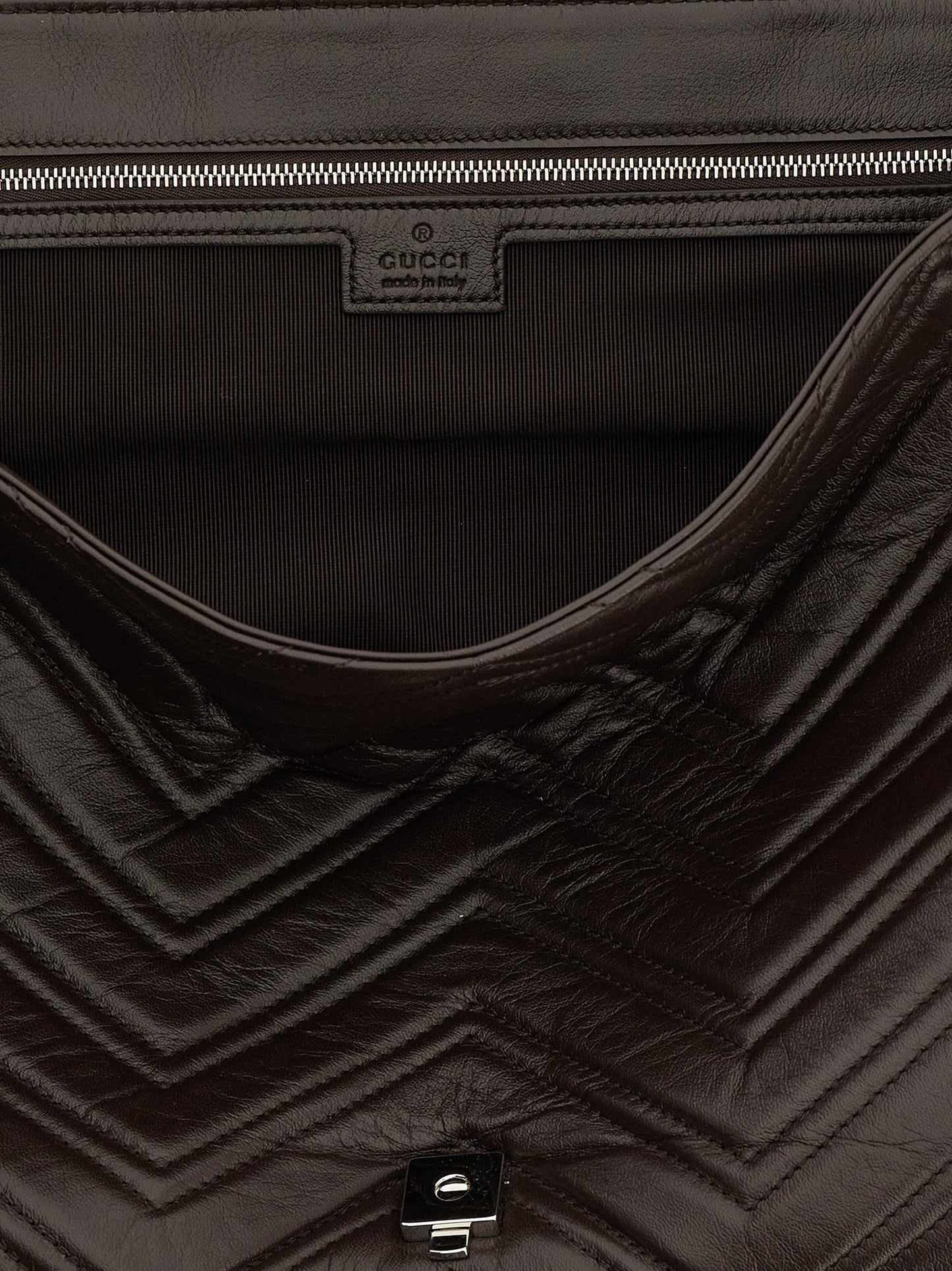 Gucci Brown Calfskin Shoulder Bag Curated Luxury Accessories by Orvyn