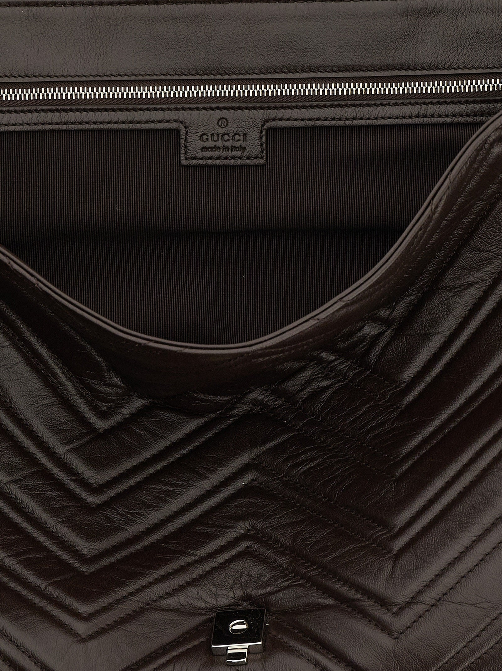 Gucci Brown Calfskin Shoulder Bag Curated Luxury Accessories by Orvyn