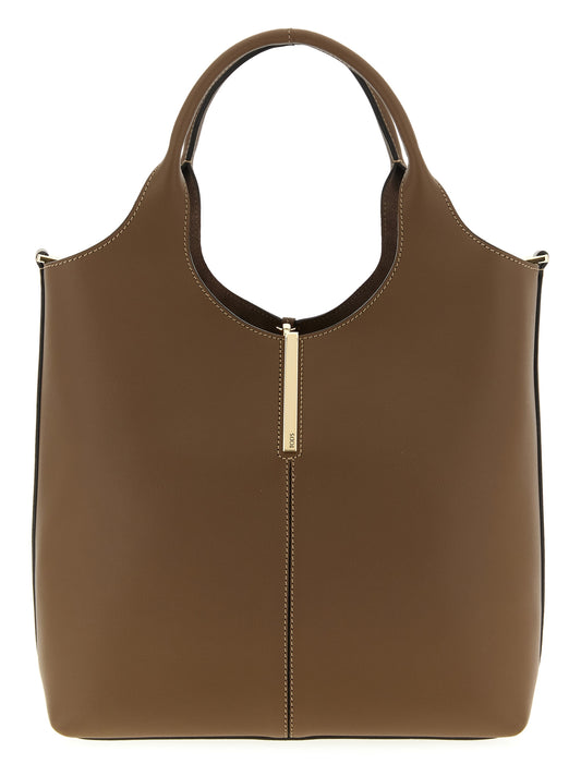 Tod's Brown Calfskin Handbag Curated Luxury Accessories by Orvyn