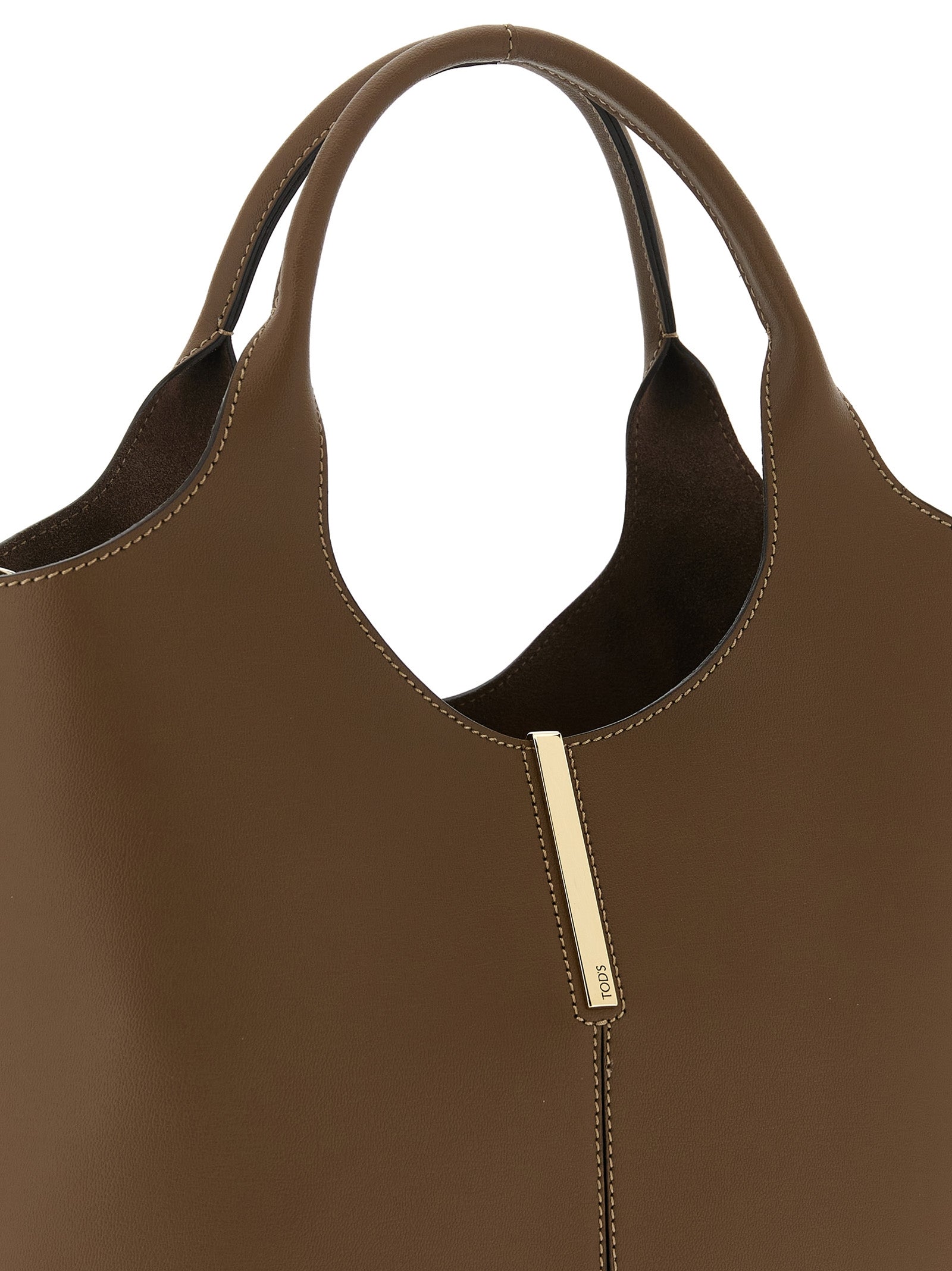 Tod's Brown Calfskin Handbag Curated Luxury Accessories by Orvyn