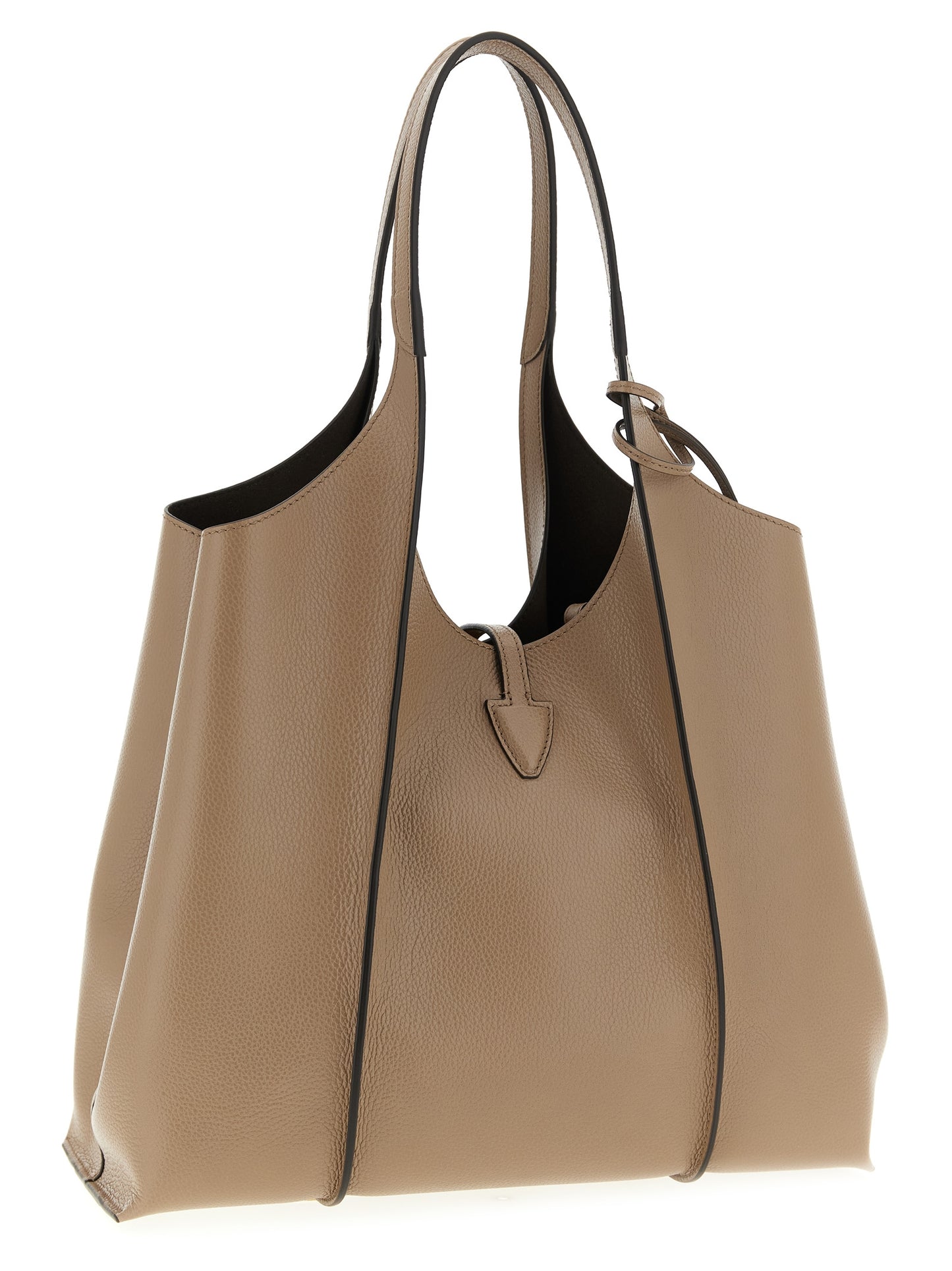 Tod's Beige Calfskin Tote Bag Curated Luxury Accessories by Orvyn