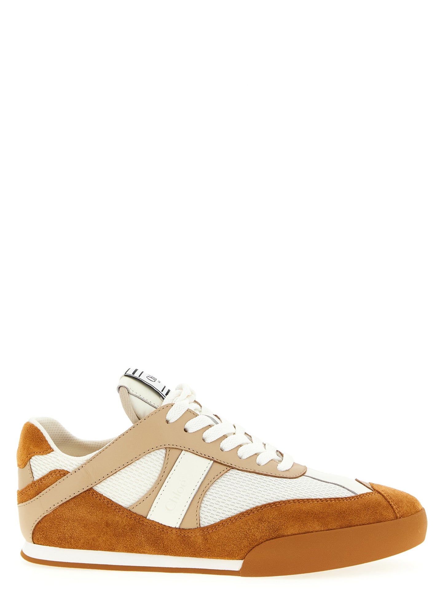 Chloé Beige Polyester Low Top Sneakers Curated Luxury Accessories by Orvyn