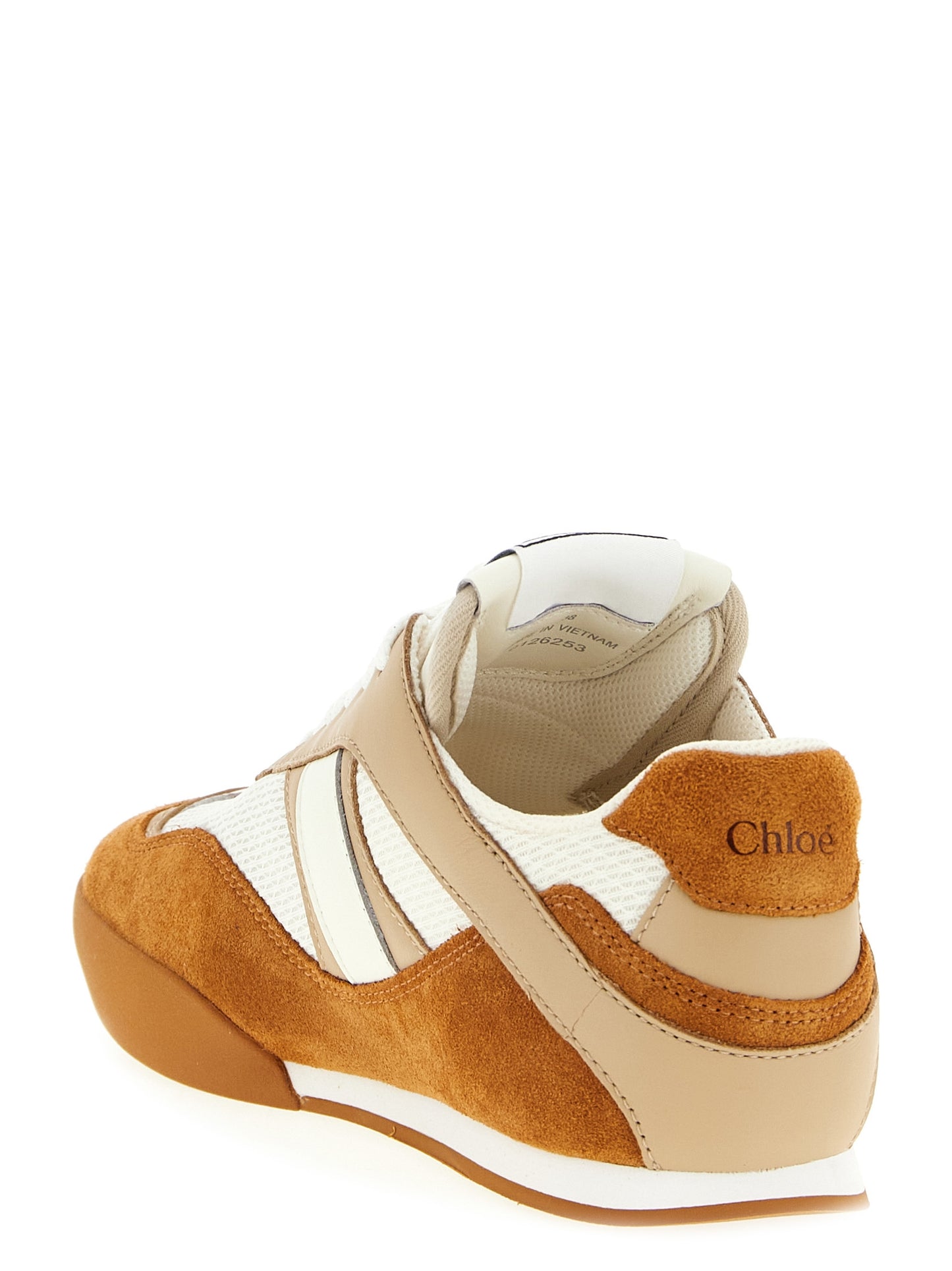 Chloé Beige Polyester Low Top Sneakers Curated Luxury Accessories by Orvyn