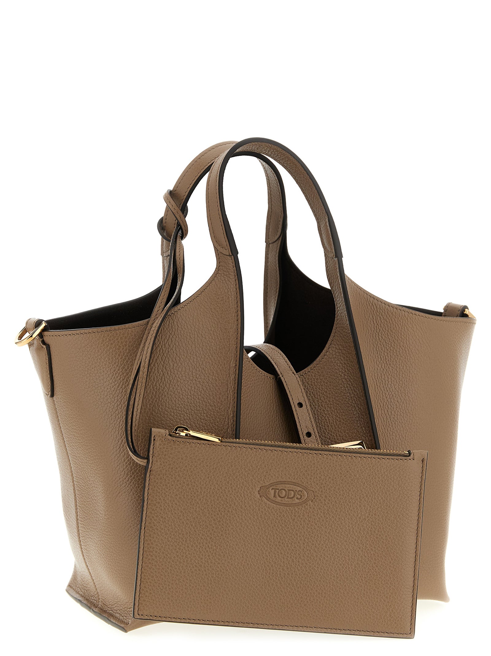 Tod's Beige Calfskin Handbag Curated Luxury Accessories by Orvyn
