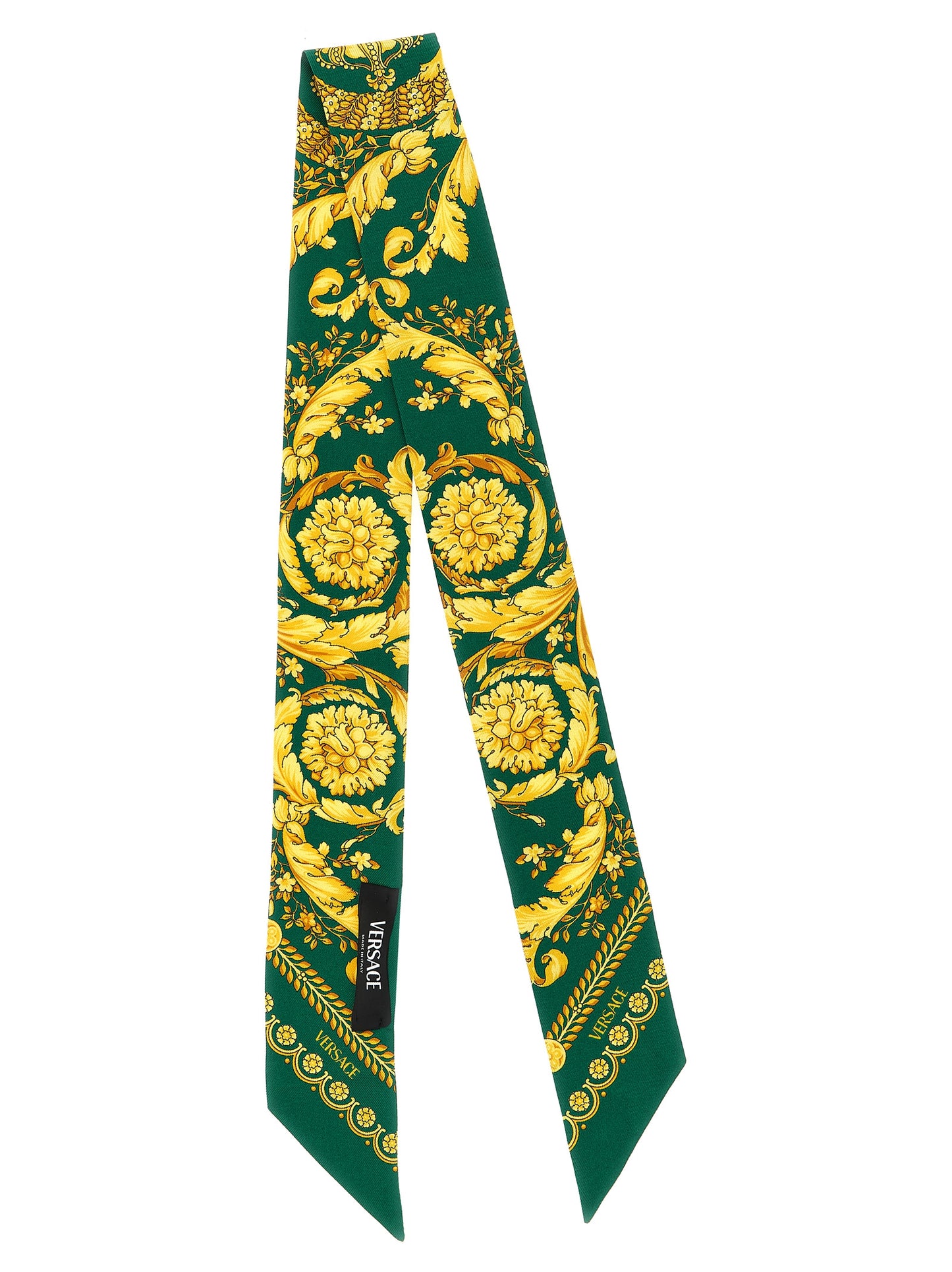 Versace Multicolor Silk Tie Curated Luxury Accessories by Orvyn