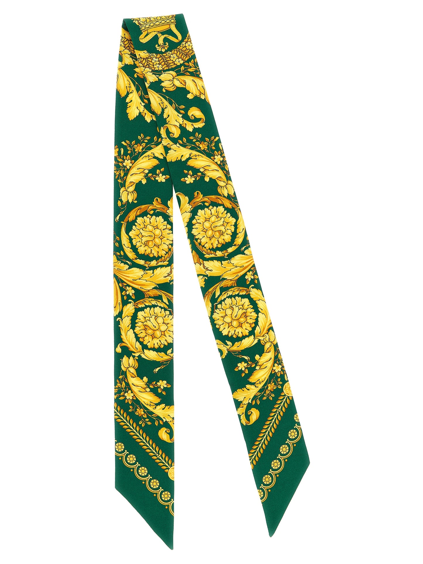 Versace Multicolor Silk Tie Curated Luxury Accessories by Orvyn